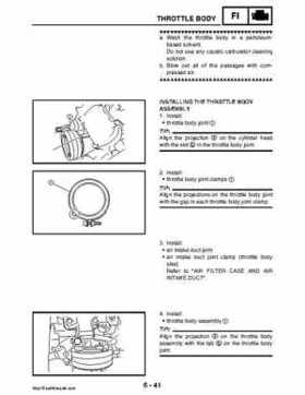 2008 Yamaha Rhino YXR70FX Factory Service Manual, Page 310
