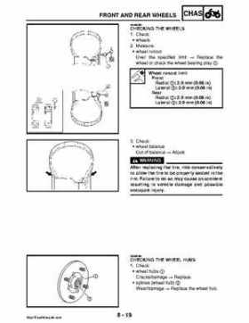 2008 Yamaha Rhino YXR70FX Factory Service Manual, Page 375