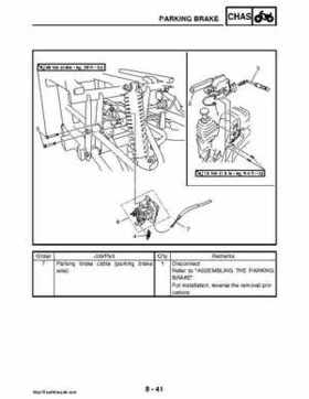 2008 Yamaha Rhino YXR70FX Factory Service Manual, Page 397