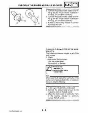 2008 Yamaha Rhino YXR70FX Factory Service Manual, Page 437