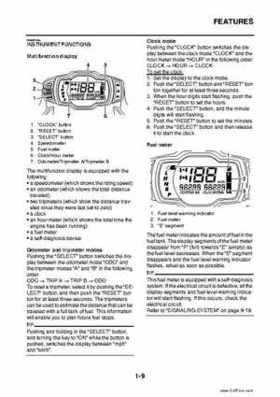 2009 Yamaha Grizzly Service Manual, Page 17