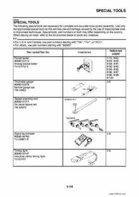 2009 Yamaha Grizzly Service Manual, Page 22