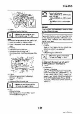 2009 Yamaha Grizzly Service Manual, Page 107