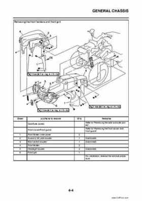 2009 Yamaha Grizzly Service Manual, Page 124