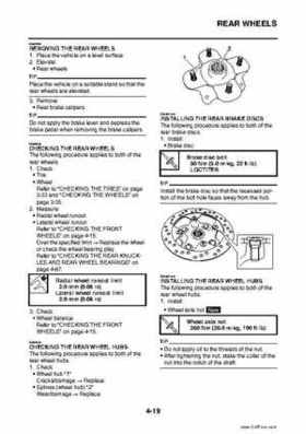 2009 Yamaha Grizzly Service Manual, Page 139