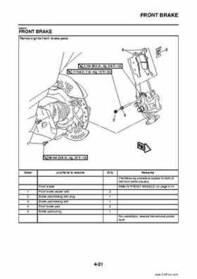2009 Yamaha Grizzly Service Manual, Page 141