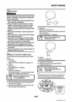2009 Yamaha Grizzly Service Manual, Page 146