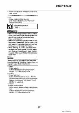 2009 Yamaha Grizzly Service Manual, Page 151