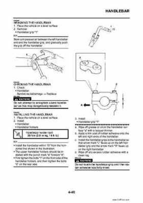 2009 Yamaha Grizzly Service Manual, Page 166