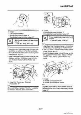 2009 Yamaha Grizzly Service Manual, Page 167