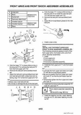 2009 Yamaha Grizzly Service Manual, Page 183