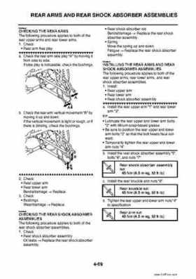2009 Yamaha Grizzly Service Manual, Page 189