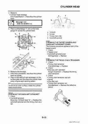 2009 Yamaha Grizzly Service Manual, Page 207