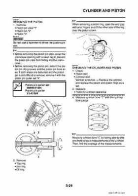 2009 Yamaha Grizzly Service Manual, Page 223