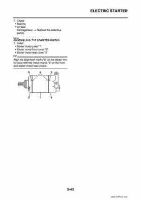 2009 Yamaha Grizzly Service Manual, Page 237