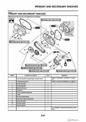 2009 Yamaha Grizzly Service Manual, Page 241