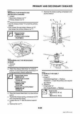 2009 Yamaha Grizzly Service Manual, Page 244