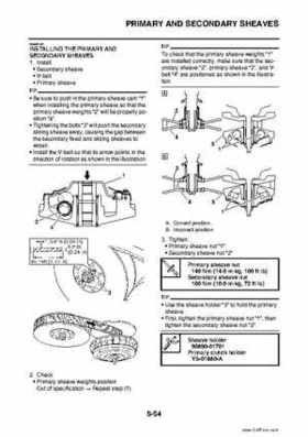 2009 Yamaha Grizzly Service Manual, Page 248