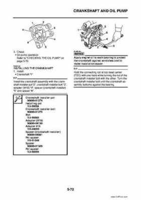 2009 Yamaha Grizzly Service Manual, Page 266