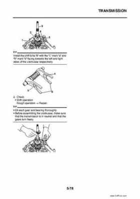 2009 Yamaha Grizzly Service Manual, Page 272