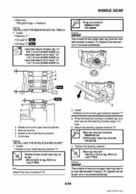 2009 Yamaha Grizzly Service Manual, Page 278