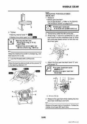 2009 Yamaha Grizzly Service Manual, Page 280