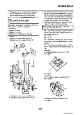 2009 Yamaha Grizzly Service Manual, Page 281