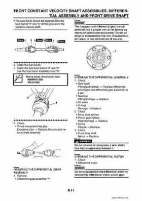 2009 Yamaha Grizzly Service Manual, Page 317
