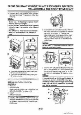2009 Yamaha Grizzly Service Manual, Page 318