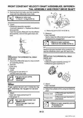 2009 Yamaha Grizzly Service Manual, Page 319