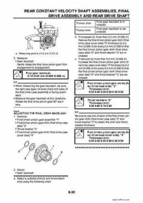 2009 Yamaha Grizzly Service Manual, Page 336