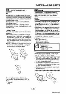 2009 Yamaha Grizzly Service Manual, Page 423