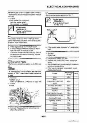 2009 Yamaha Grizzly Service Manual, Page 424