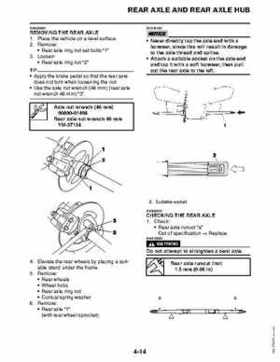 2011 Yamaha Raptor 125 Factory Service Manual, Page 108