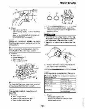 2011 Yamaha Raptor 125 Factory Service Manual, Page 118
