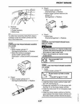 2011 Yamaha Raptor 125 Factory Service Manual, Page 121
