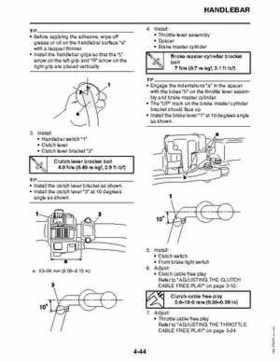 2011 Yamaha Raptor 125 Factory Service Manual, Page 138