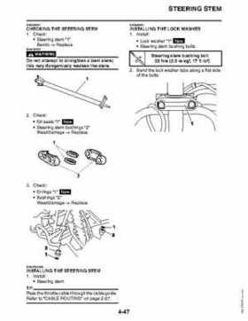 2011 Yamaha Raptor 125 Factory Service Manual, Page 141