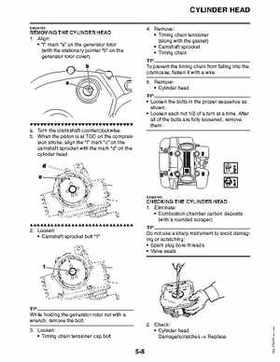 2011 Yamaha Raptor 125 Factory Service Manual, Page 165