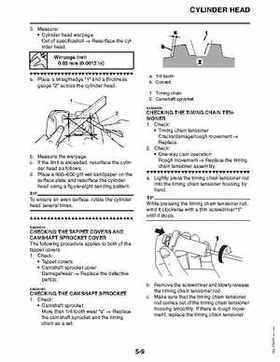 2011 Yamaha Raptor 125 Factory Service Manual, Page 166