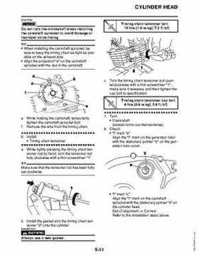 2011 Yamaha Raptor 125 Factory Service Manual, Page 168