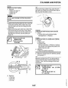 2011 Yamaha Raptor 125 Factory Service Manual, Page 184