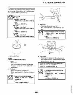 2011 Yamaha Raptor 125 Factory Service Manual, Page 186
