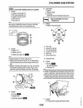 2011 Yamaha Raptor 125 Factory Service Manual, Page 187