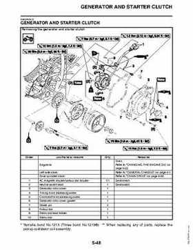 2011 Yamaha Raptor 125 Factory Service Manual, Page 205