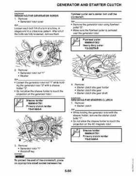 2011 Yamaha Raptor 125 Factory Service Manual, Page 207