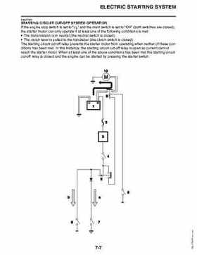 2011 Yamaha Raptor 125 Factory Service Manual, Page 247