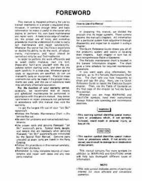 1986-1991 Kawasaki 650 X-2 Service Manual, Page 5