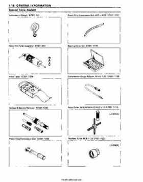 1995-2004 Kawasaki JetSki 750ZXi 900ZXi Factory Service Manual, Page 22