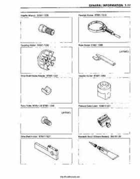 1995-2004 Kawasaki JetSki 750ZXi 900ZXi Factory Service Manual, Page 23